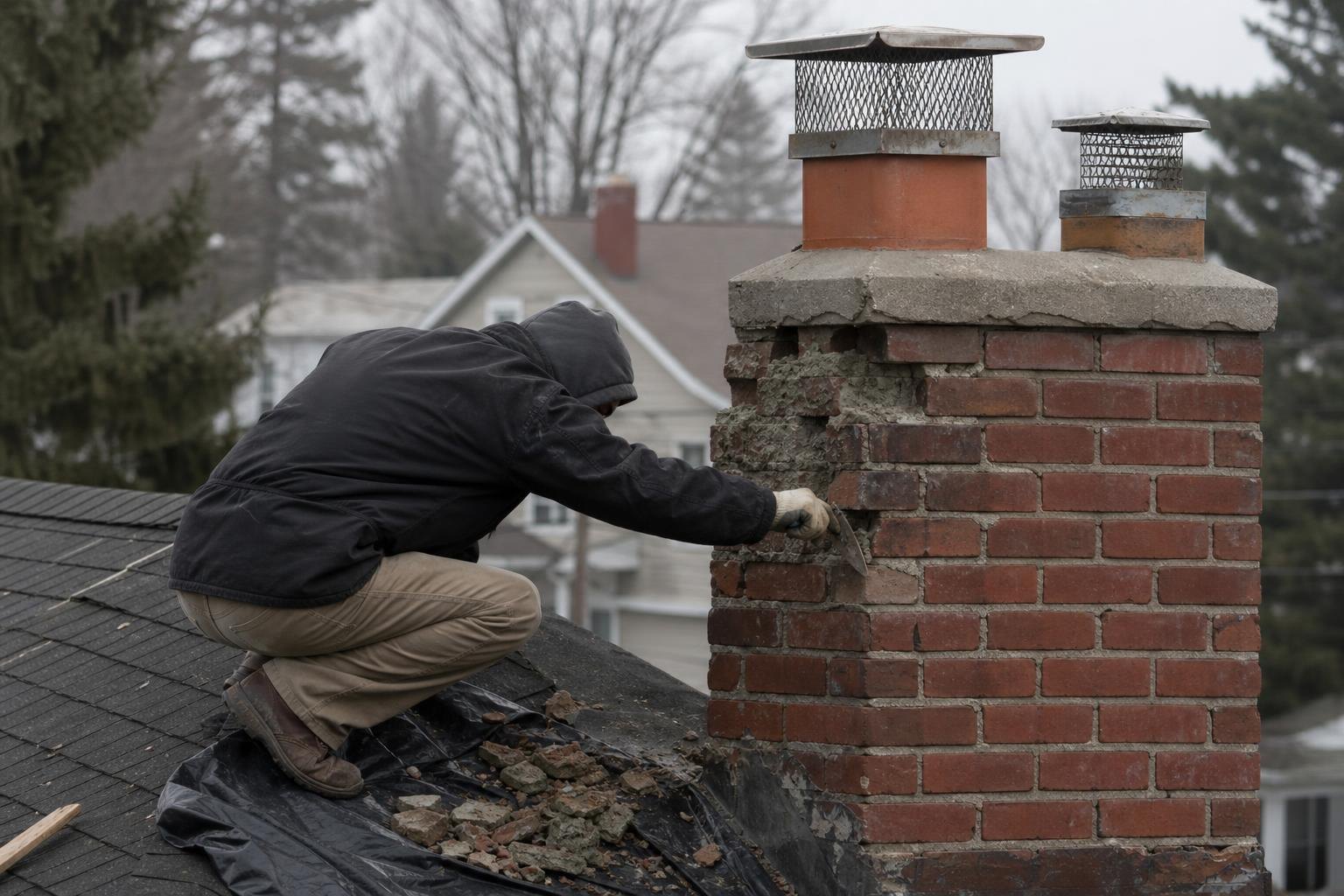 Chimney Cap Installation